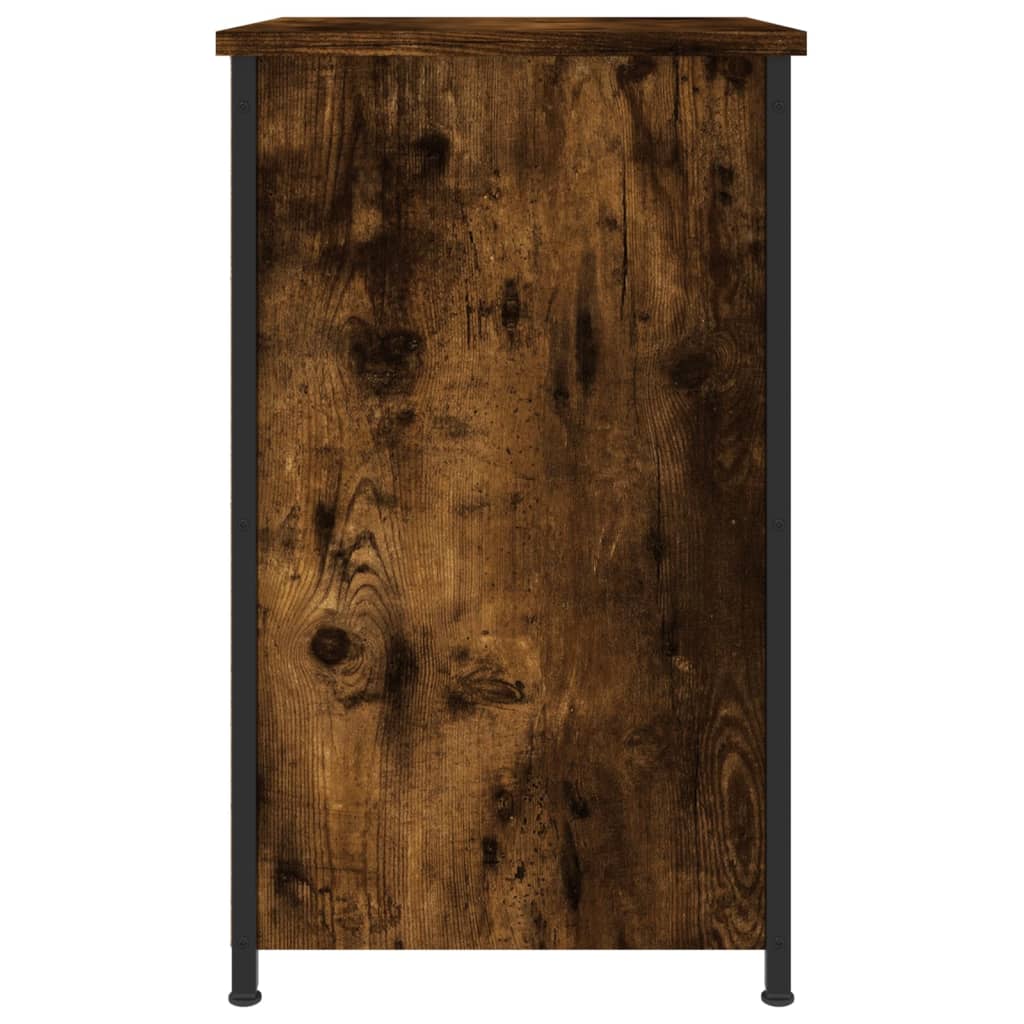 Nachtkastje 40x36x60 cm bewerkt hout gerookt eikenkleurig Nachtkastjes | Creëer jouw Trendy Thuis | Gratis bezorgd & Retour | Trendy.nl