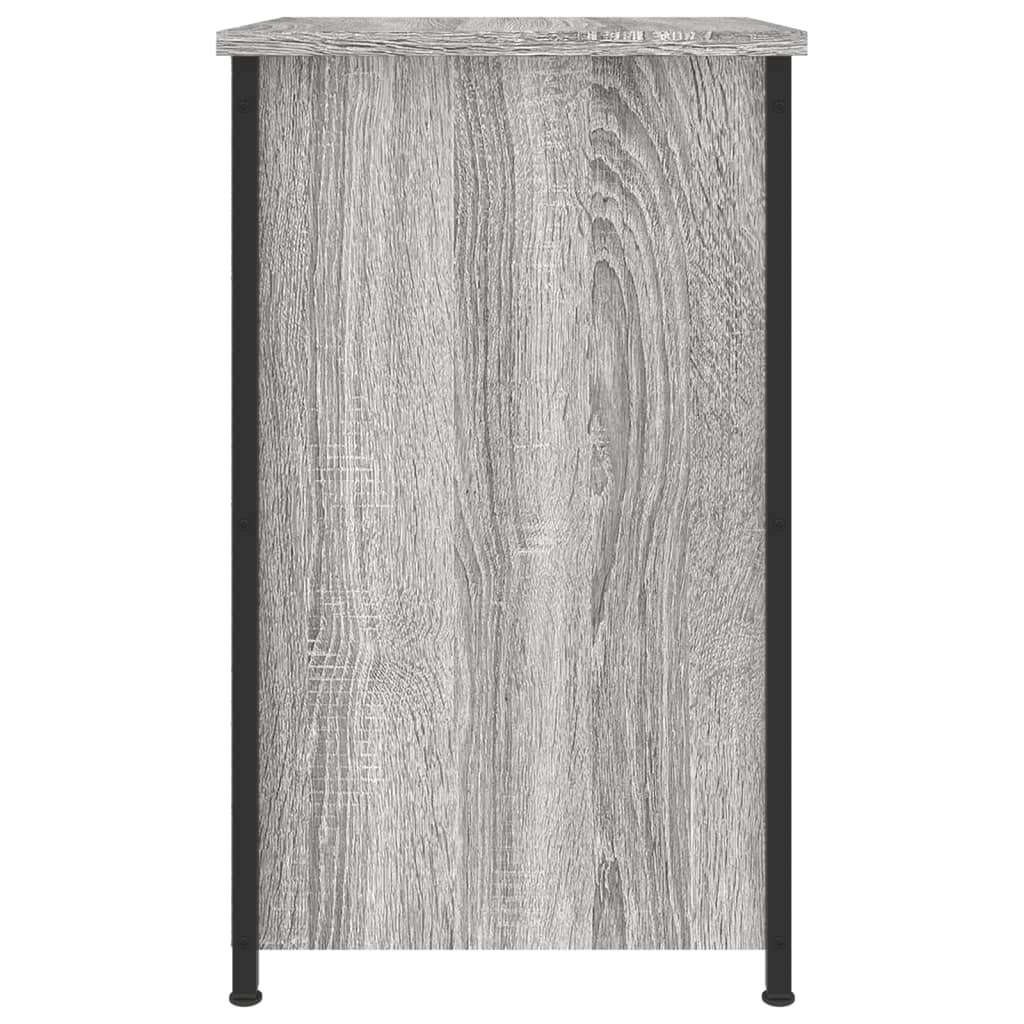 Nachtkastje 40x36x60 cm bewerkt hout grijs sonoma eikenkleurig Nachtkastjes | Creëer jouw Trendy Thuis | Gratis bezorgd & Retour | Trendy.nl