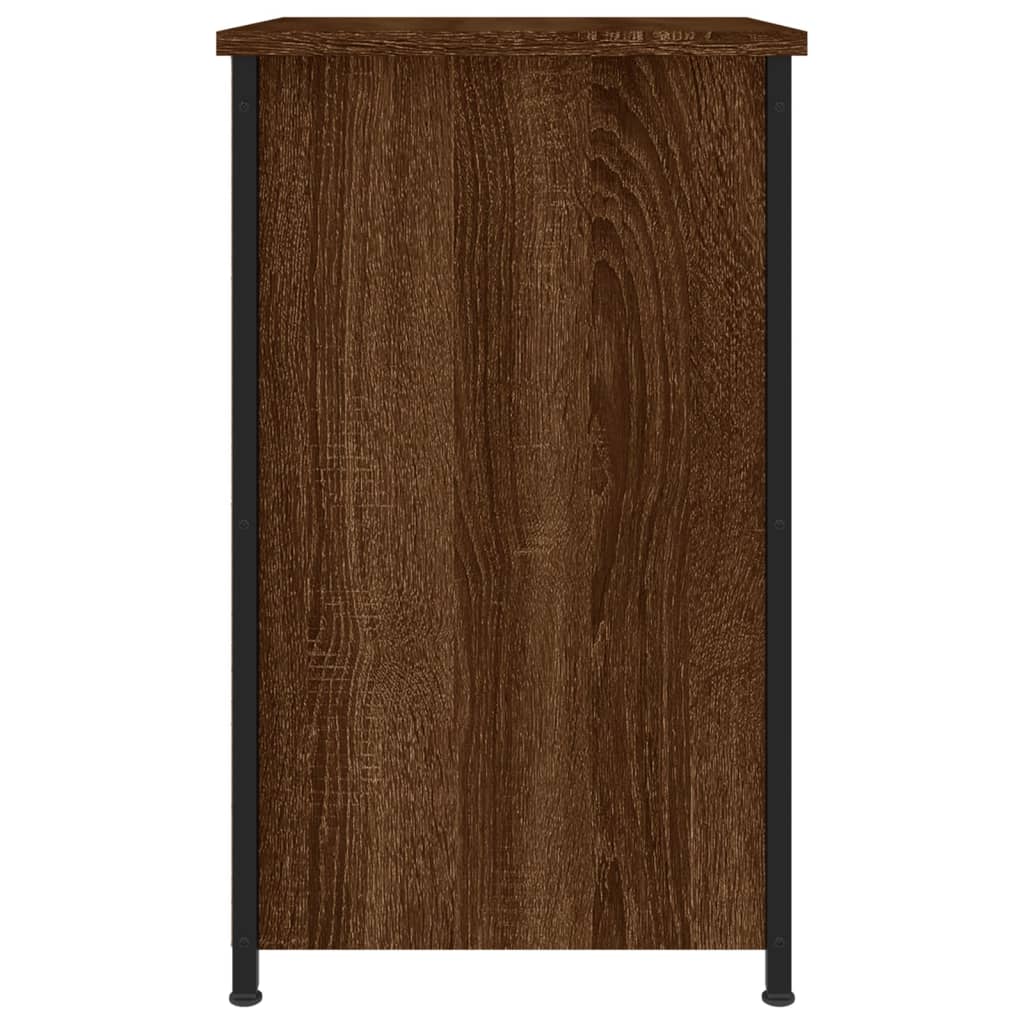 Nachtkastje 40x36x60 cm bewerkt hout bruin eikenkleur Nachtkastjes | Creëer jouw Trendy Thuis | Gratis bezorgd & Retour | Trendy.nl