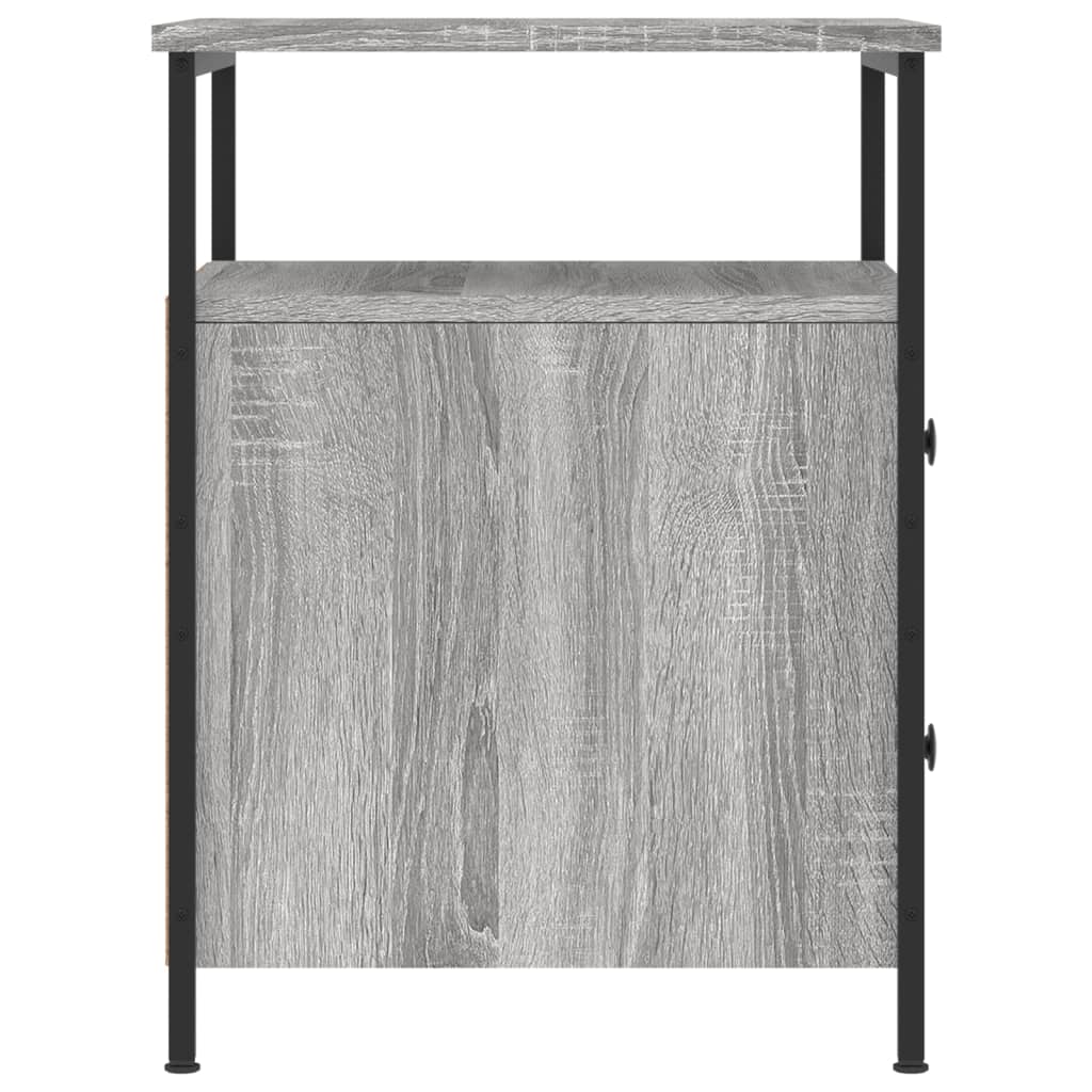 Nachtkastjes 2 st 44x45x60 cm bewerkt hout grijs sonoma eiken Nachtkastjes | Creëer jouw Trendy Thuis | Gratis bezorgd & Retour | Trendy.nl