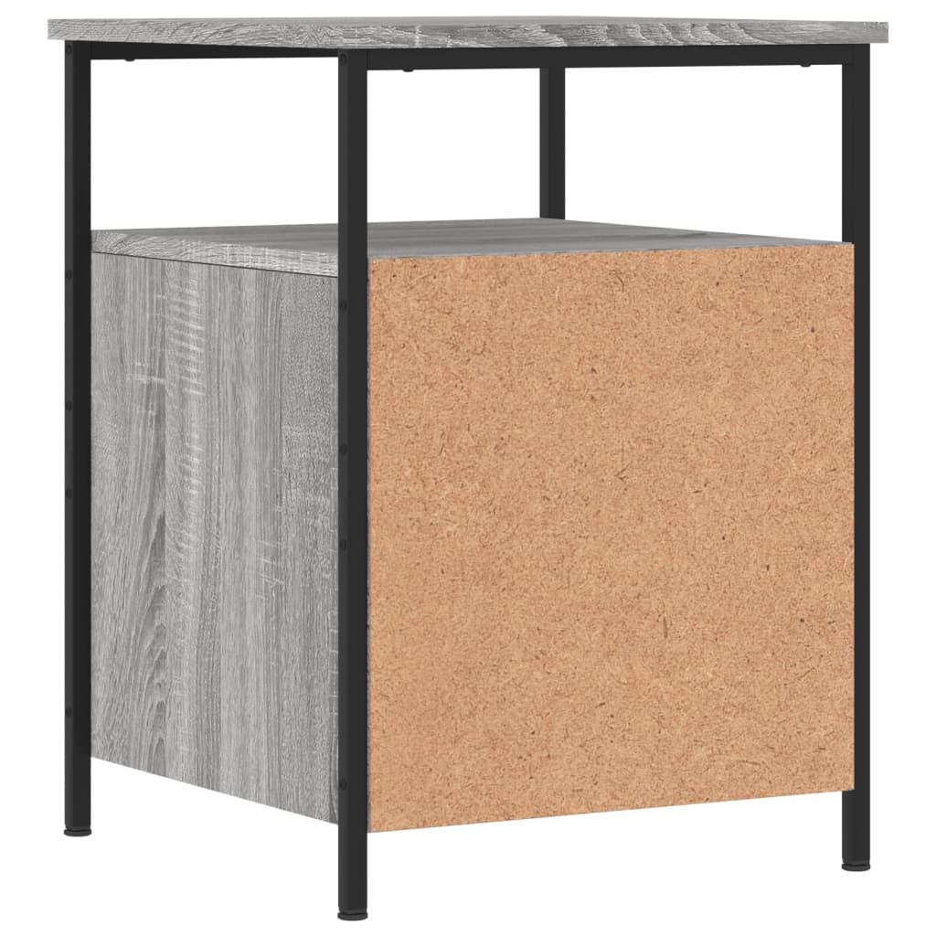 Nachtkastjes 2 st 44x45x60 cm bewerkt hout grijs sonoma eiken Nachtkastjes | Creëer jouw Trendy Thuis | Gratis bezorgd & Retour | Trendy.nl