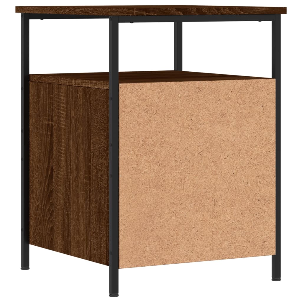 Nachtkastjes 2 st 44x45x60 cm bewerkt hout bruin eikenkleur Nachtkastjes | Creëer jouw Trendy Thuis | Gratis bezorgd & Retour | Trendy.nl