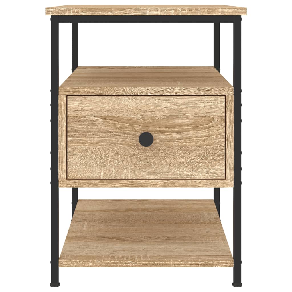 Nachtkastjes 2 st 40x42x56 cm bewerkt hout sonoma eikenkleurig Nachtkastjes | Creëer jouw Trendy Thuis | Gratis bezorgd & Retour | Trendy.nl