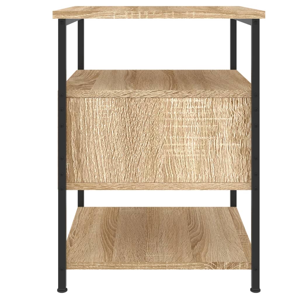 Nachtkastjes 2 st 40x42x56 cm bewerkt hout sonoma eikenkleurig Nachtkastjes | Creëer jouw Trendy Thuis | Gratis bezorgd & Retour | Trendy.nl