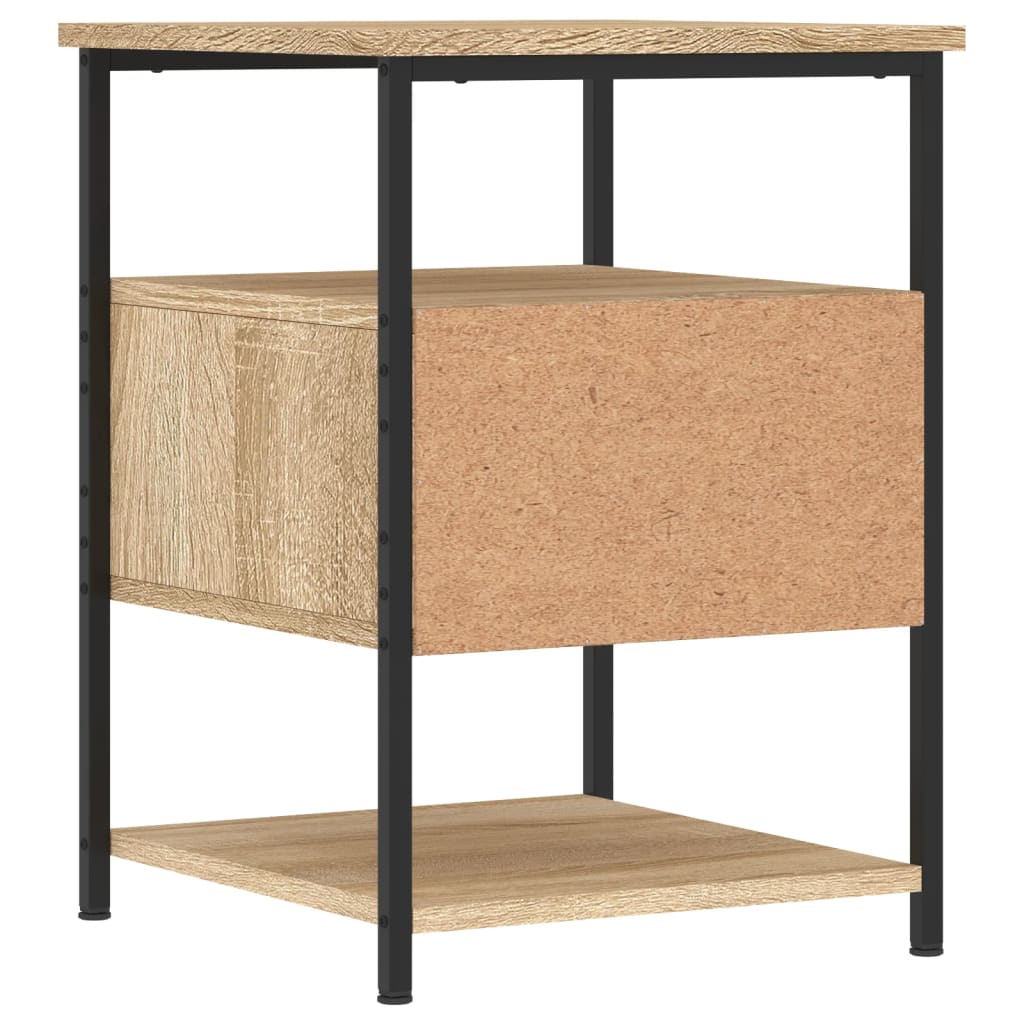 Nachtkastjes 2 st 40x42x56 cm bewerkt hout sonoma eikenkleurig Nachtkastjes | Creëer jouw Trendy Thuis | Gratis bezorgd & Retour | Trendy.nl