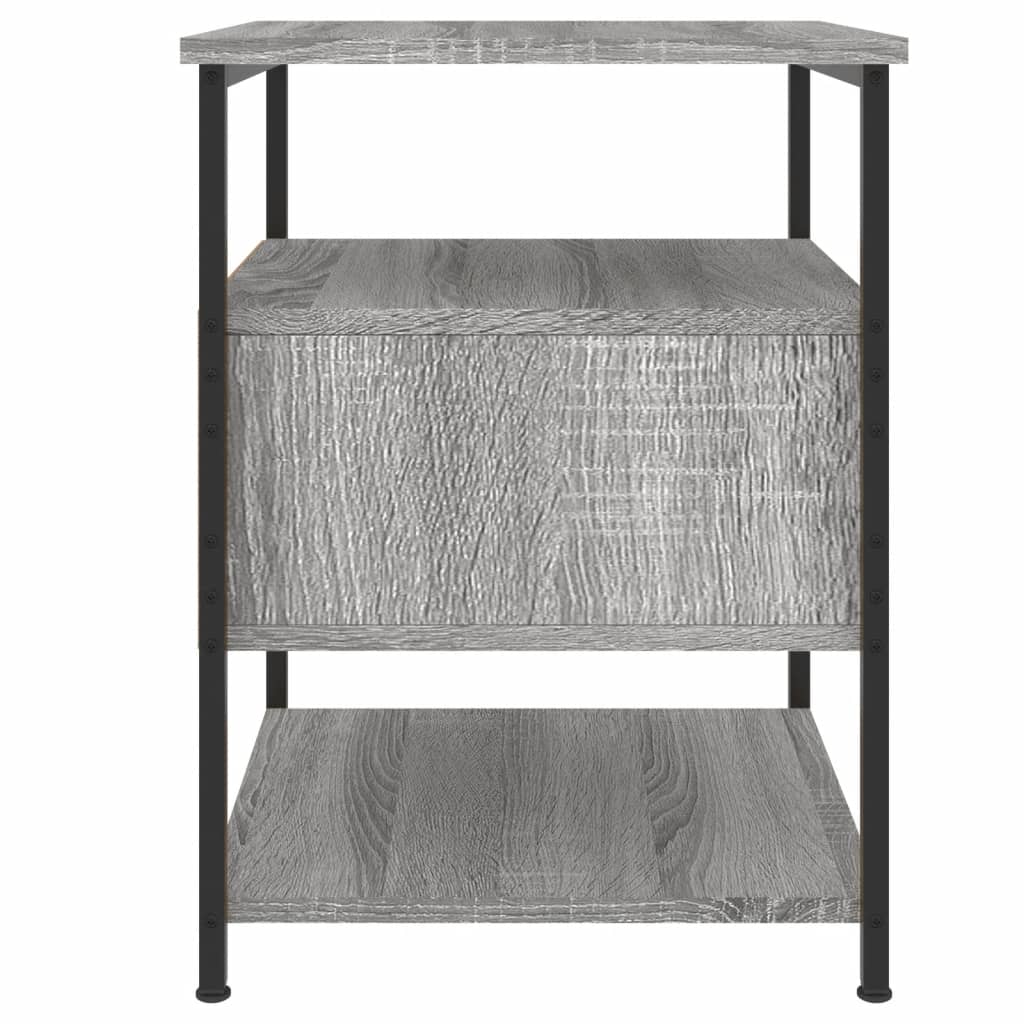 Nachtkastjes 2 st 40x42x56 cm bewerkt hout grijs sonoma eiken Nachtkastjes | Creëer jouw Trendy Thuis | Gratis bezorgd & Retour | Trendy.nl