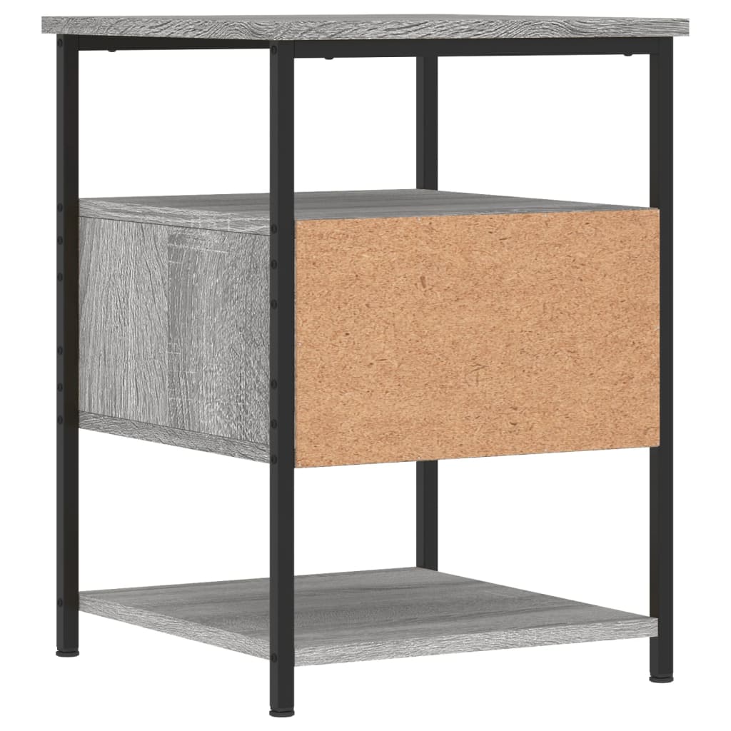 Nachtkastjes 2 st 40x42x56 cm bewerkt hout grijs sonoma eiken Nachtkastjes | Creëer jouw Trendy Thuis | Gratis bezorgd & Retour | Trendy.nl