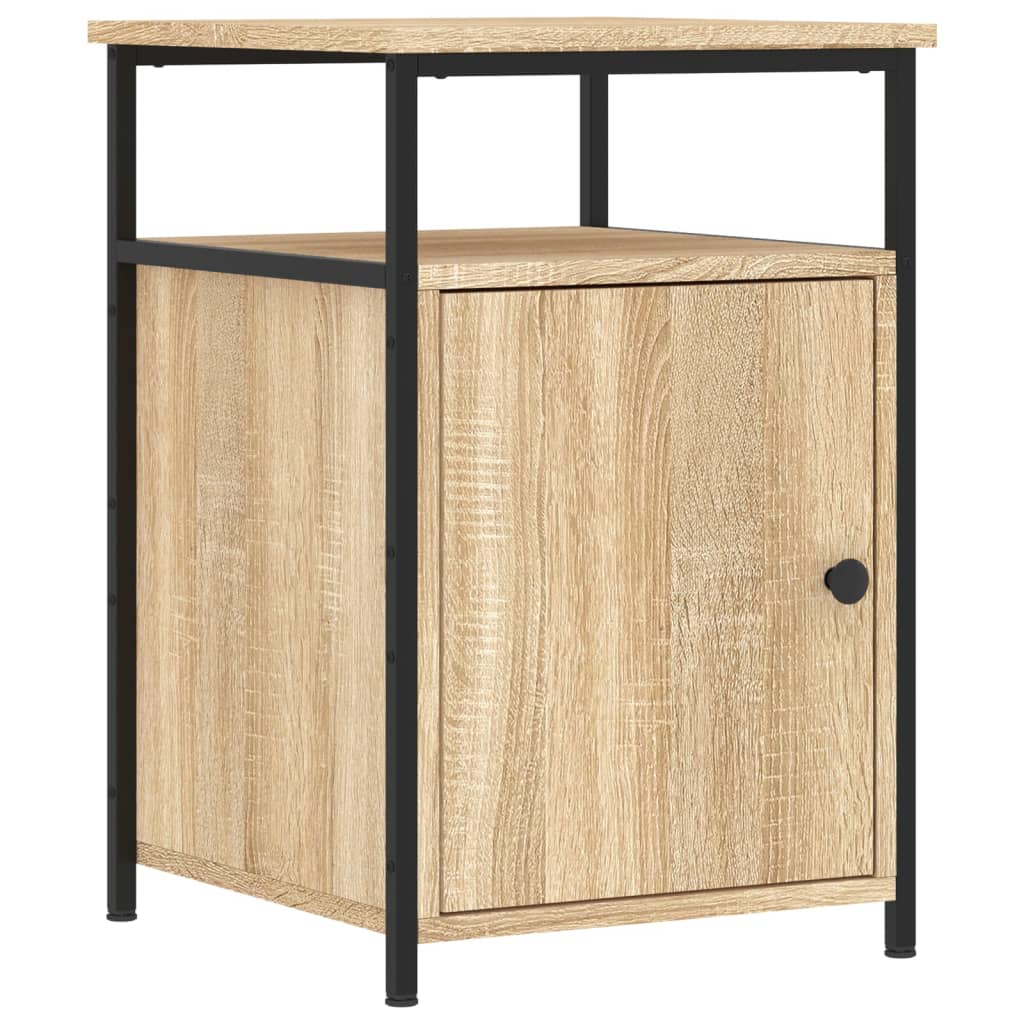 Nachtkastjes 2 st 40x42x60 cm bewerkt hout sonoma eikenkleurig Nachtkastjes | Creëer jouw Trendy Thuis | Gratis bezorgd & Retour | Trendy.nl