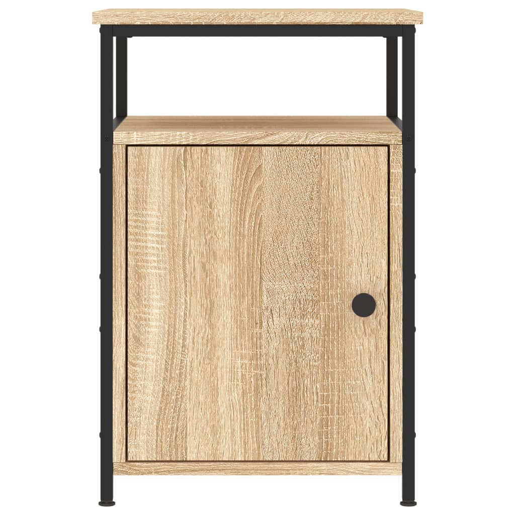 Nachtkastjes 2 st 40x42x60 cm bewerkt hout sonoma eikenkleurig Nachtkastjes | Creëer jouw Trendy Thuis | Gratis bezorgd & Retour | Trendy.nl