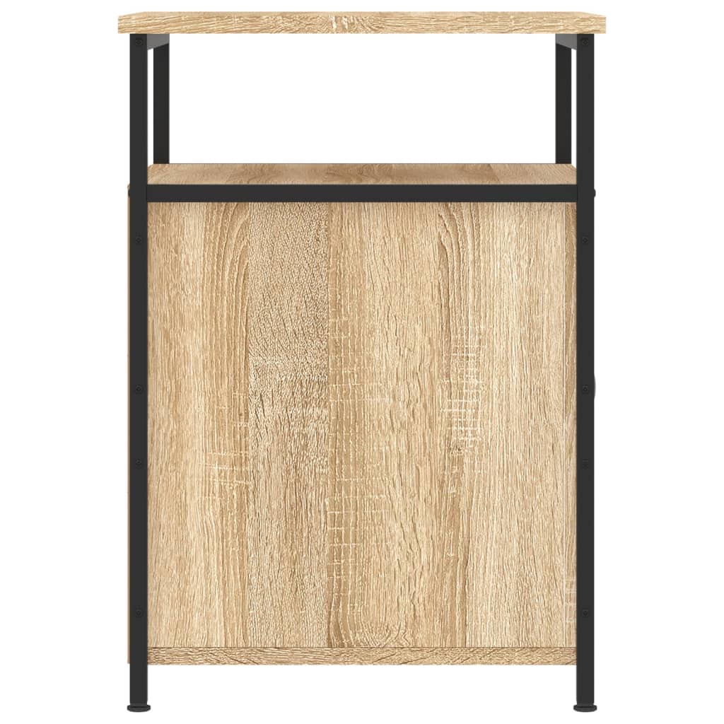 Nachtkastjes 2 st 40x42x60 cm bewerkt hout sonoma eikenkleurig Nachtkastjes | Creëer jouw Trendy Thuis | Gratis bezorgd & Retour | Trendy.nl