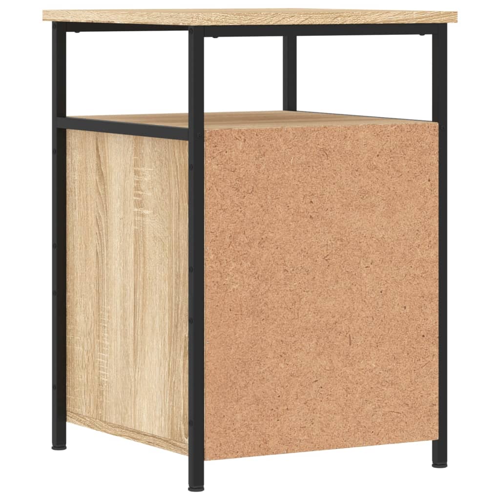 Nachtkastjes 2 st 40x42x60 cm bewerkt hout sonoma eikenkleurig Nachtkastjes | Creëer jouw Trendy Thuis | Gratis bezorgd & Retour | Trendy.nl