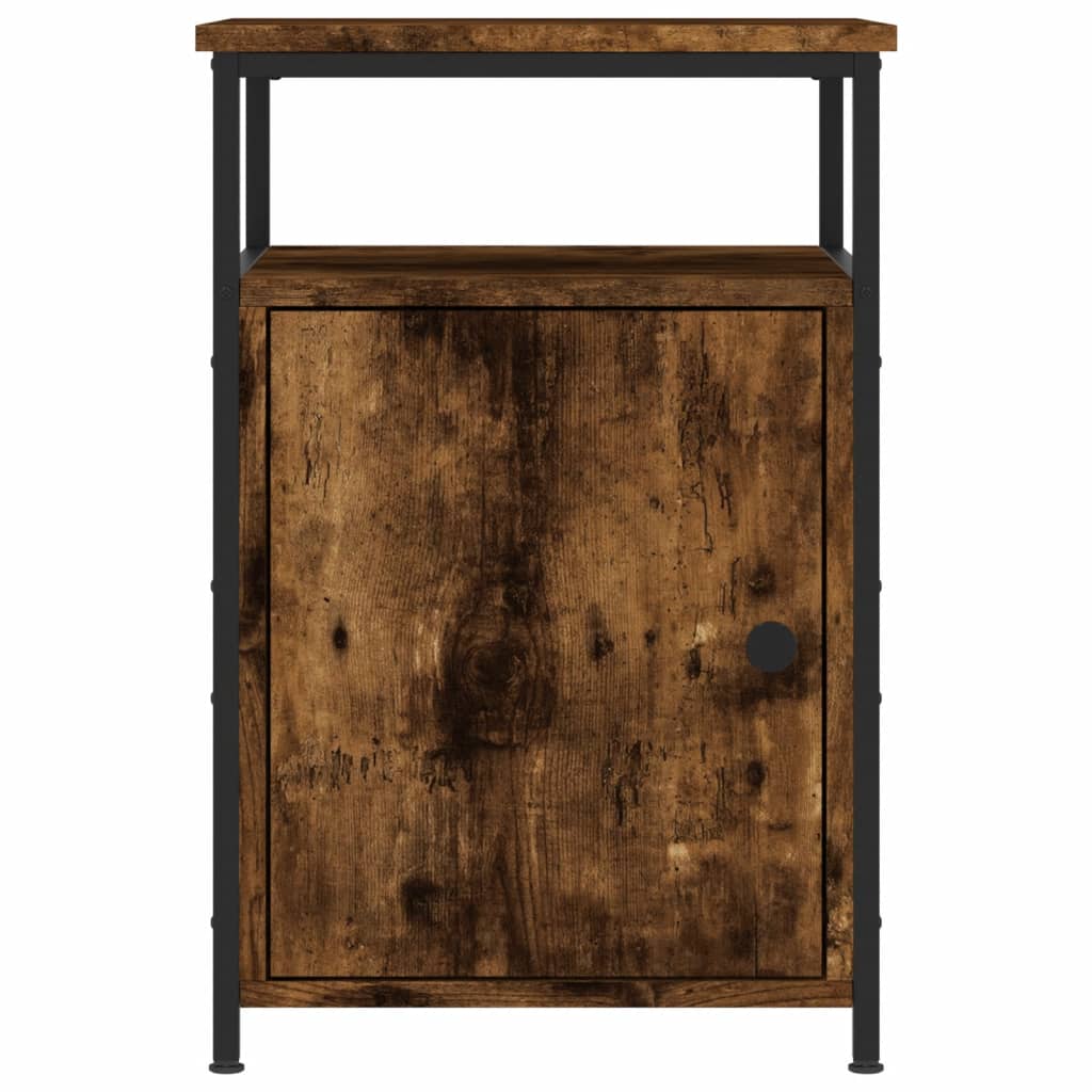 Nachtkastjes 2 st 40x42x60 cm bewerkt hout gerookt eikenkleurig Nachtkastjes | Creëer jouw Trendy Thuis | Gratis bezorgd & Retour | Trendy.nl