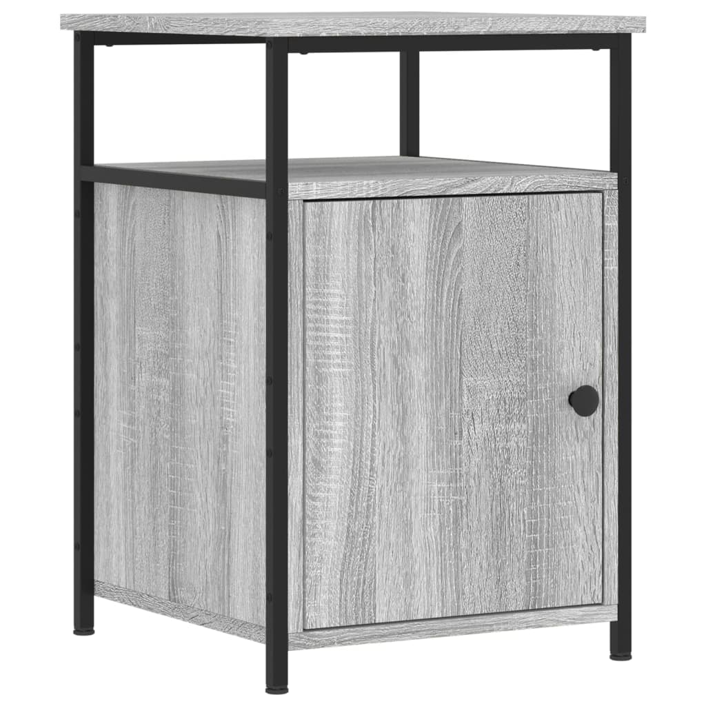 Nachtkastjes 2 st 40x42x60 cm bewerkt hout grijs sonoma eiken Nachtkastjes | Creëer jouw Trendy Thuis | Gratis bezorgd & Retour | Trendy.nl