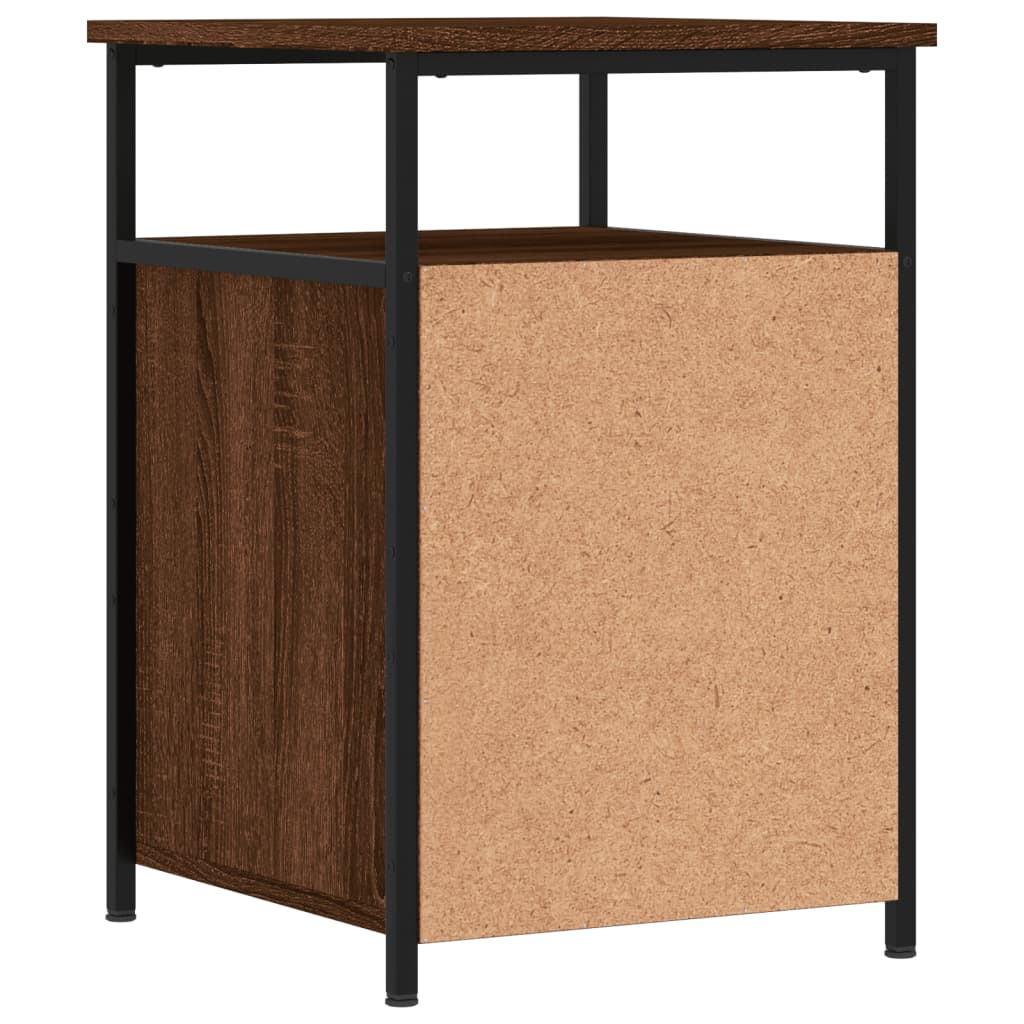 Nachtkastjes 2 st 40x42x60 cm bewerkt hout bruin eikenkleur Nachtkastjes | Creëer jouw Trendy Thuis | Gratis bezorgd & Retour | Trendy.nl