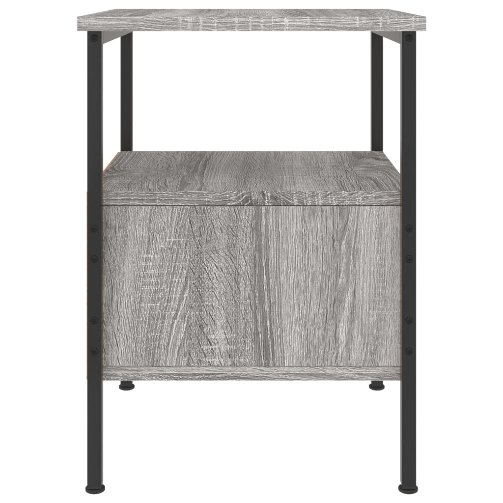 Nachtkastjes 2 st 34x36x50 cm bewerkt hout grijs sonoma eiken Nachtkastjes | Creëer jouw Trendy Thuis | Gratis bezorgd & Retour | Trendy.nl