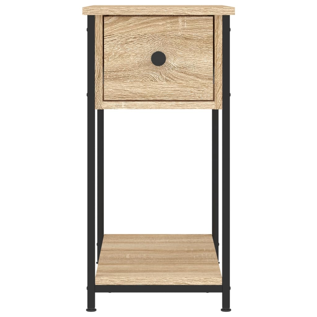 Nachtkastjes 2 st 30x60x60 cm bewerkt hout sonoma eikenkleurig Nachtkastjes | Creëer jouw Trendy Thuis | Gratis bezorgd & Retour | Trendy.nl