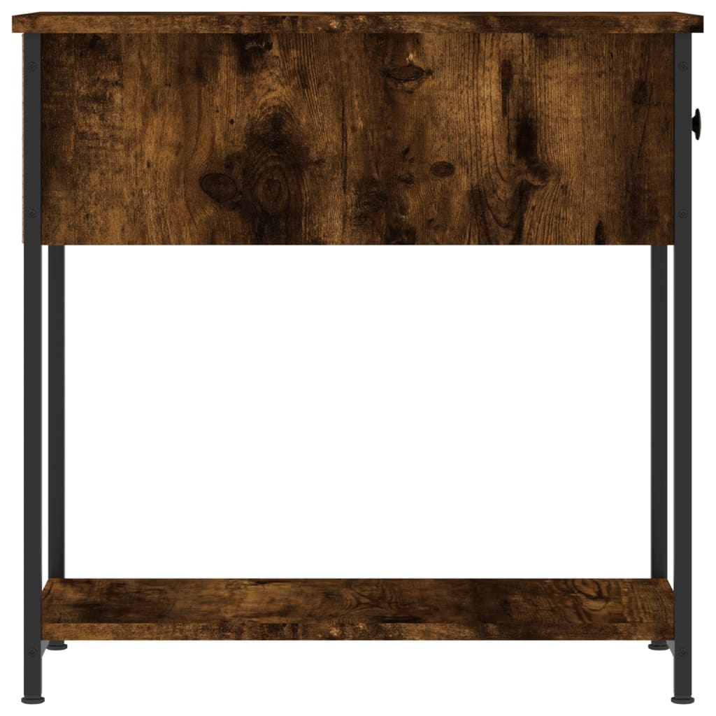 Nachtkastje 30x60x60 cm bewerkt hout gerookt eikenkleurig Nachtkastjes | Creëer jouw Trendy Thuis | Gratis bezorgd & Retour | Trendy.nl