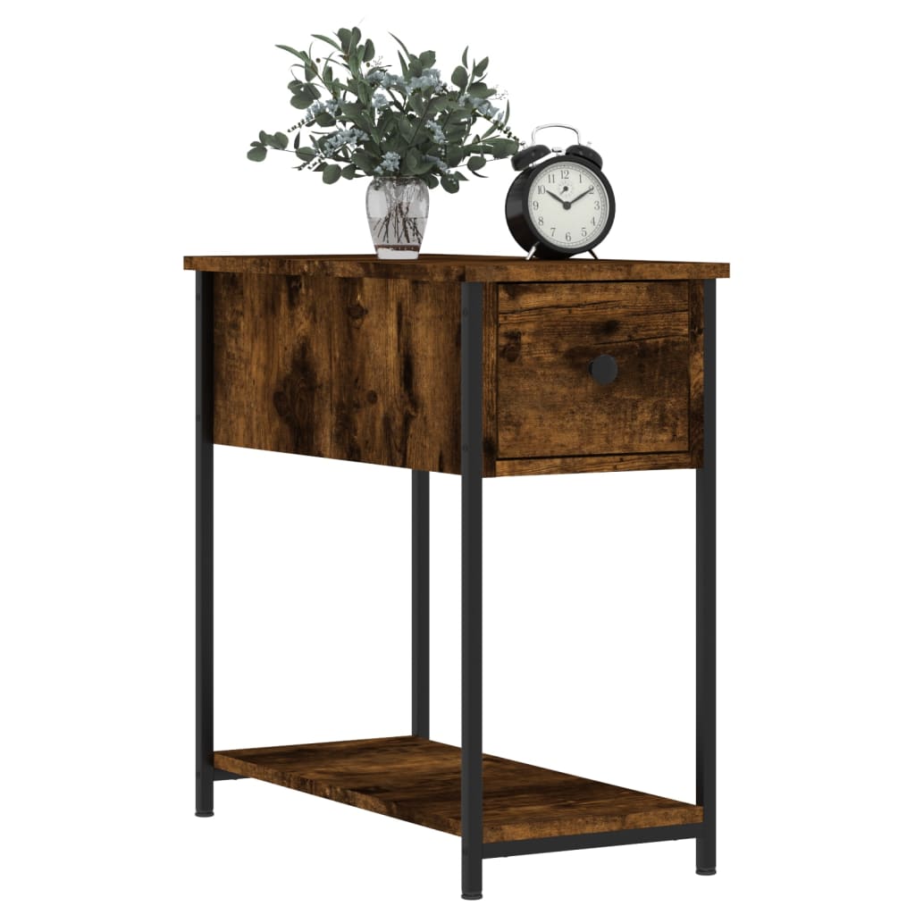 Nachtkastjes 2 st 30x60x60 cm bewerkt hout gerookt eikenkleurig Nachtkastjes | Creëer jouw Trendy Thuis | Gratis bezorgd & Retour | Trendy.nl