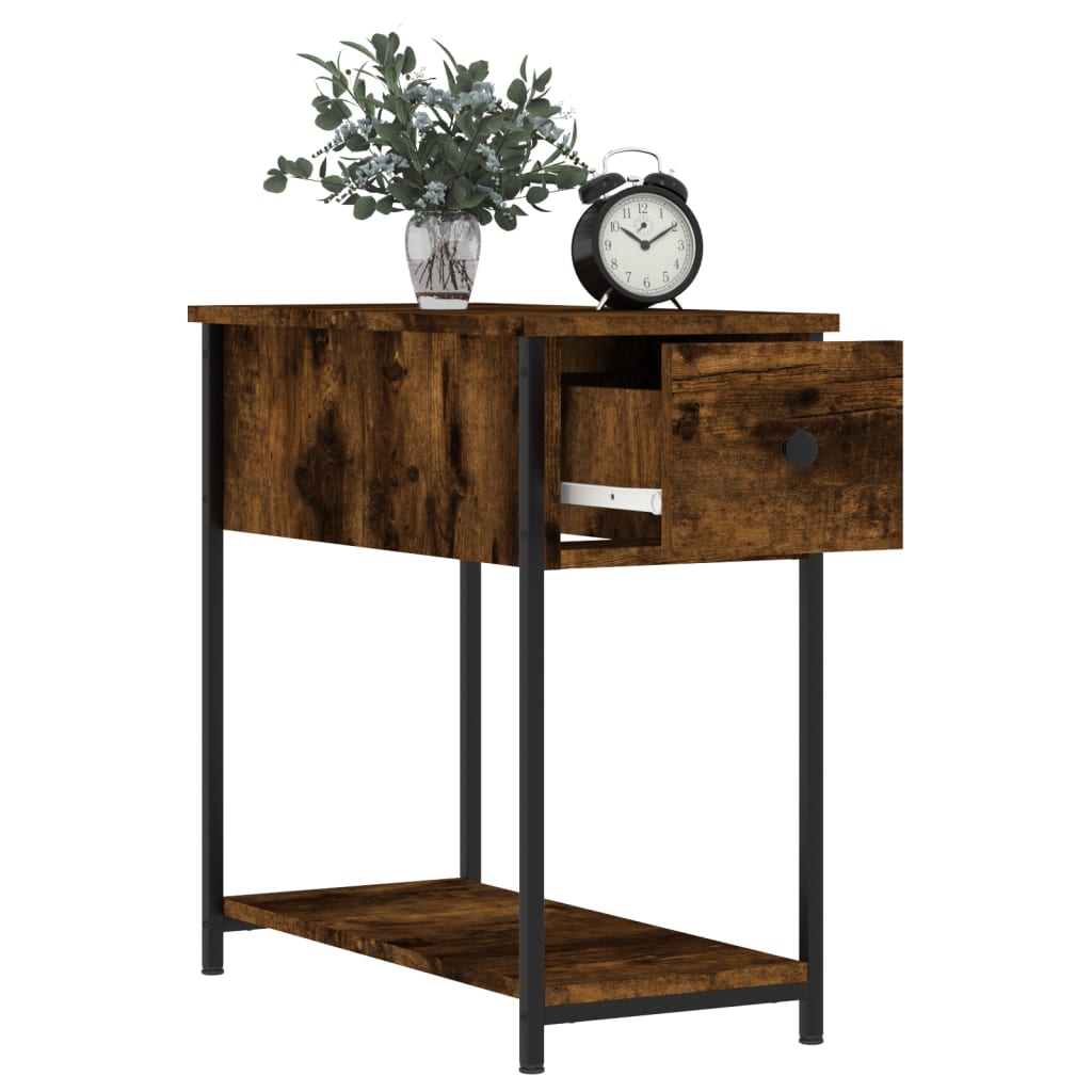 Nachtkastjes 2 st 30x60x60 cm bewerkt hout gerookt eikenkleurig Nachtkastjes | Creëer jouw Trendy Thuis | Gratis bezorgd & Retour | Trendy.nl