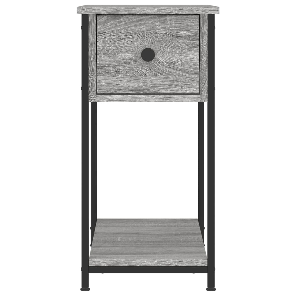 Nachtkastje 30x60x60 cm bewerkt hout grijs sonoma eikenkleurig Nachtkastjes | Creëer jouw Trendy Thuis | Gratis bezorgd & Retour | Trendy.nl