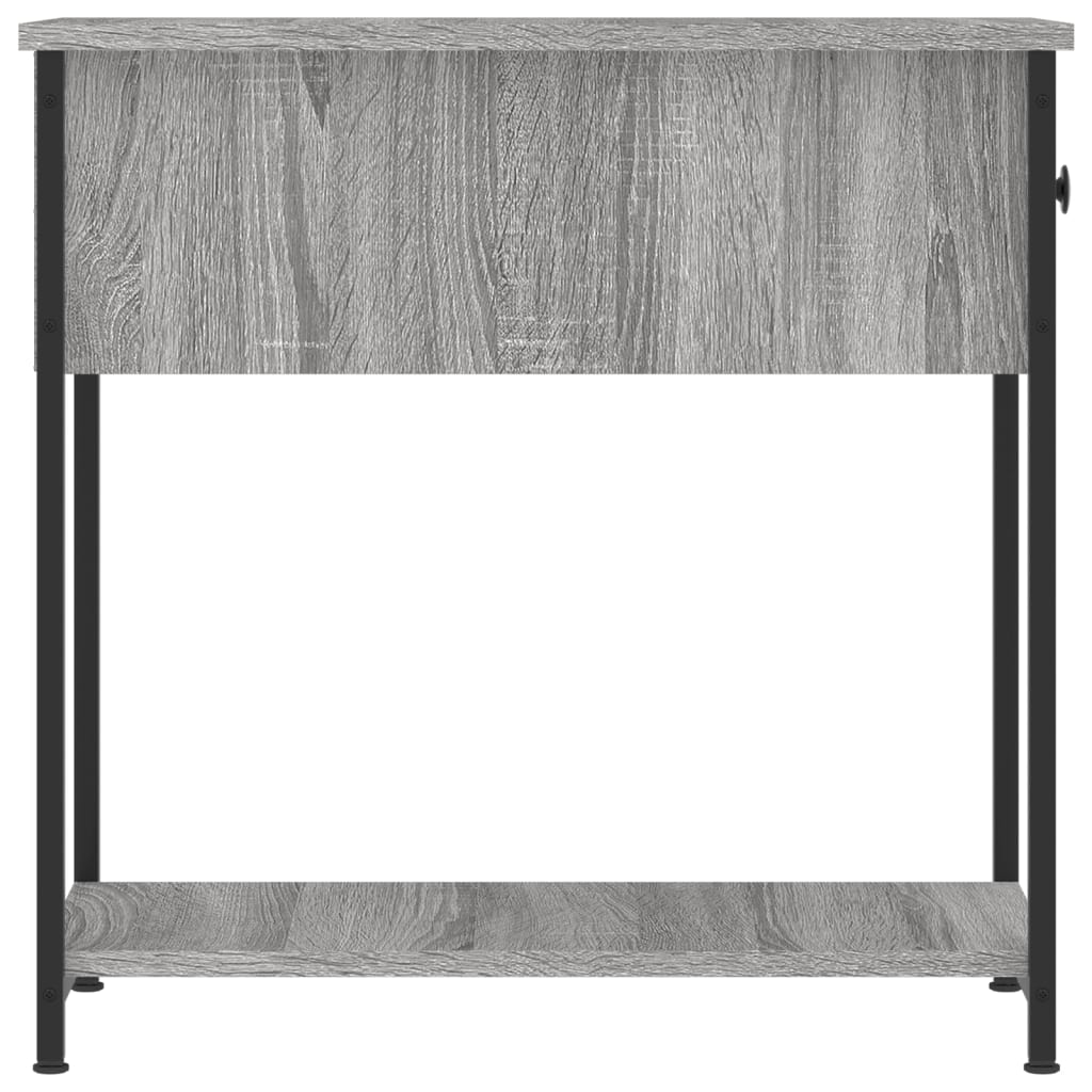 Nachtkastje 30x60x60 cm bewerkt hout grijs sonoma eikenkleurig Nachtkastjes | Creëer jouw Trendy Thuis | Gratis bezorgd & Retour | Trendy.nl