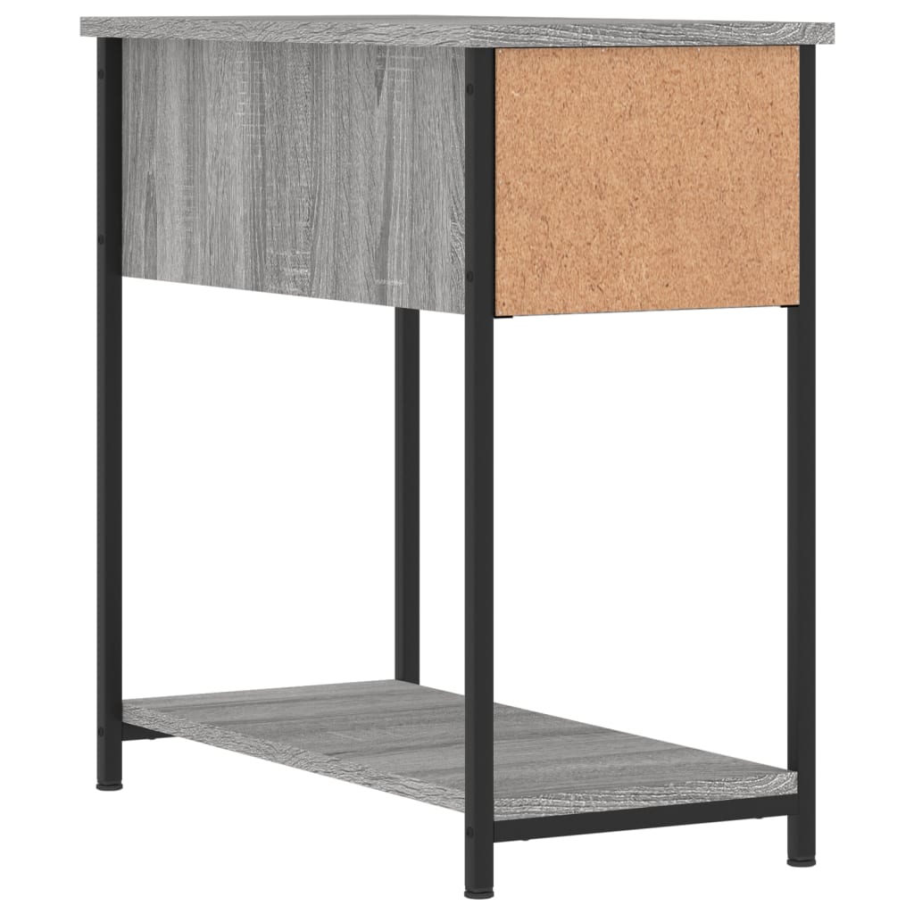 Nachtkastje 30x60x60 cm bewerkt hout grijs sonoma eikenkleurig Nachtkastjes | Creëer jouw Trendy Thuis | Gratis bezorgd & Retour | Trendy.nl