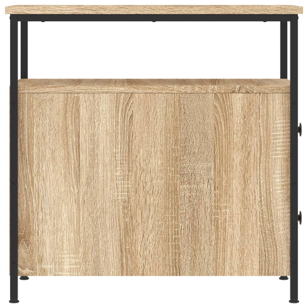 Nachtkastjes 2 st 30x60x60 cm bewerkt hout sonoma eikenkleurig Nachtkastjes | Creëer jouw Trendy Thuis | Gratis bezorgd & Retour | Trendy.nl