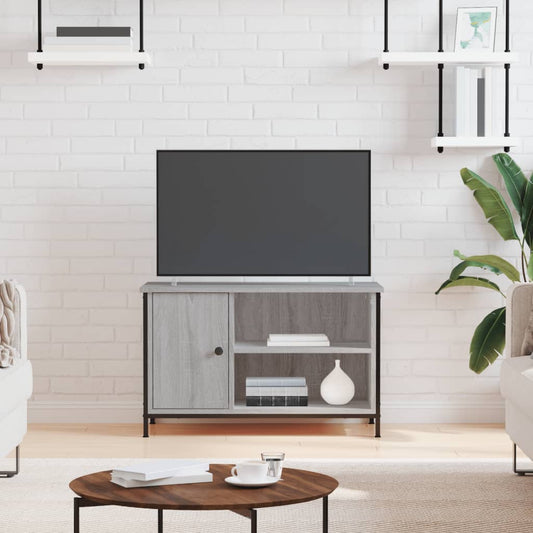 Stijlvol TV-meubel 80x40x50 cm van grijs sonoma eiken bewerkt hout Tv-meubels | Creëer jouw Trendy Thuis | Gratis bezorgd & Retour | Trendy.nl