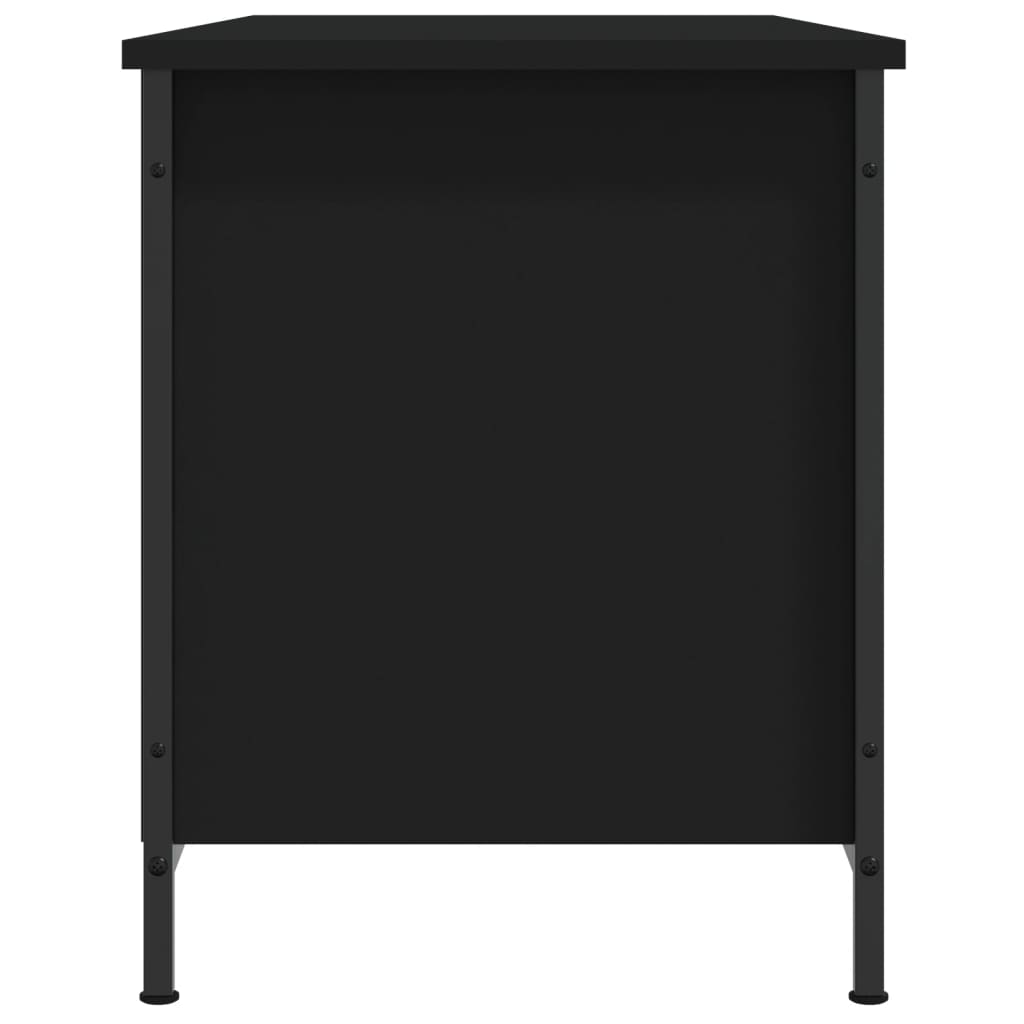 Tv-meubel 100x40x50 cm bewerkt hout zwart Tv-meubels | Creëer jouw Trendy Thuis | Gratis bezorgd & Retour | Trendy.nl