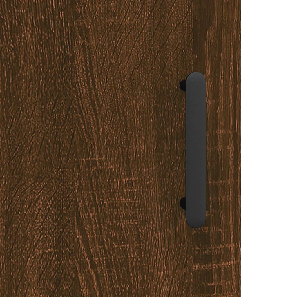 Stijlvol bureau van bewerkt hout in bruine eikenkleur - Afmetingen: 140x50x75 cm Bureaus | Creëer jouw Trendy Thuis | Gratis bezorgd & Retour | Trendy.nl