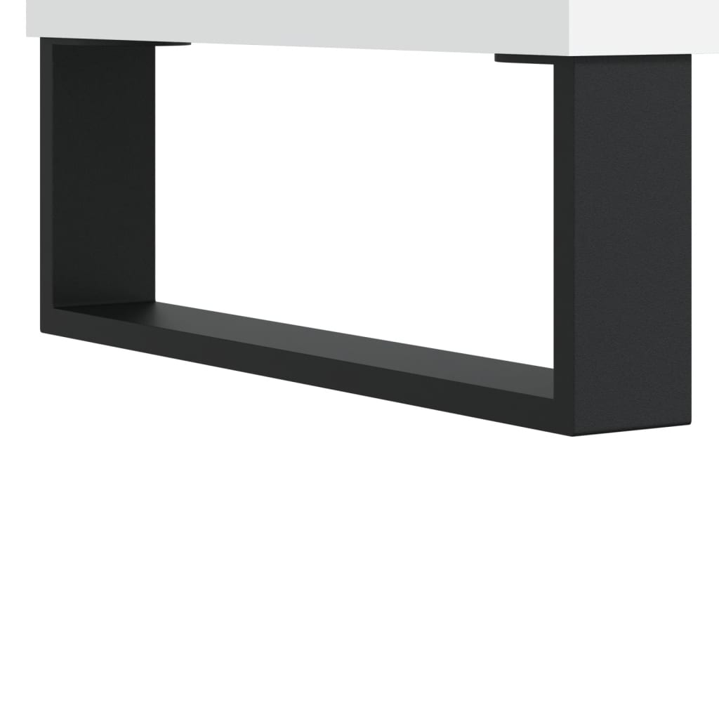 Prachtig bewerkt houten bureau - 140x50x75 cm - in klassiek wit Bureaus | Creëer jouw Trendy Thuis | Gratis bezorgd & Retour | Trendy.nl