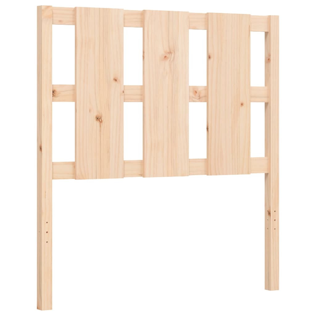 Bedframe met hoofdbord massief hout 90x190 cm Bedden & bedframes | Creëer jouw Trendy Thuis | Gratis bezorgd & Retour | Trendy.nl
