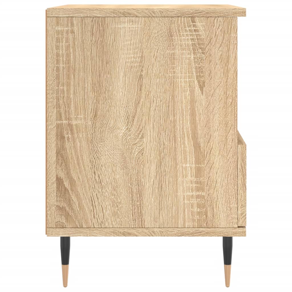 Nachtkastjes 2 st 40x35x50 cm sonoma eikenkleurig Nachtkastjes | Creëer jouw Trendy Thuis | Gratis bezorgd & Retour | Trendy.nl