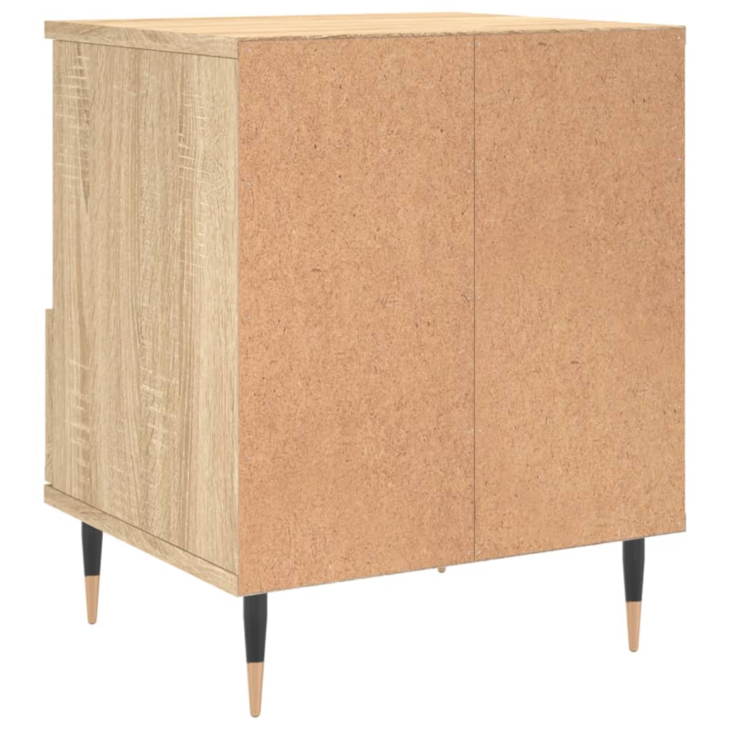 Nachtkastjes 2 st 40x35x50 cm sonoma eikenkleurig Nachtkastjes | Creëer jouw Trendy Thuis | Gratis bezorgd & Retour | Trendy.nl