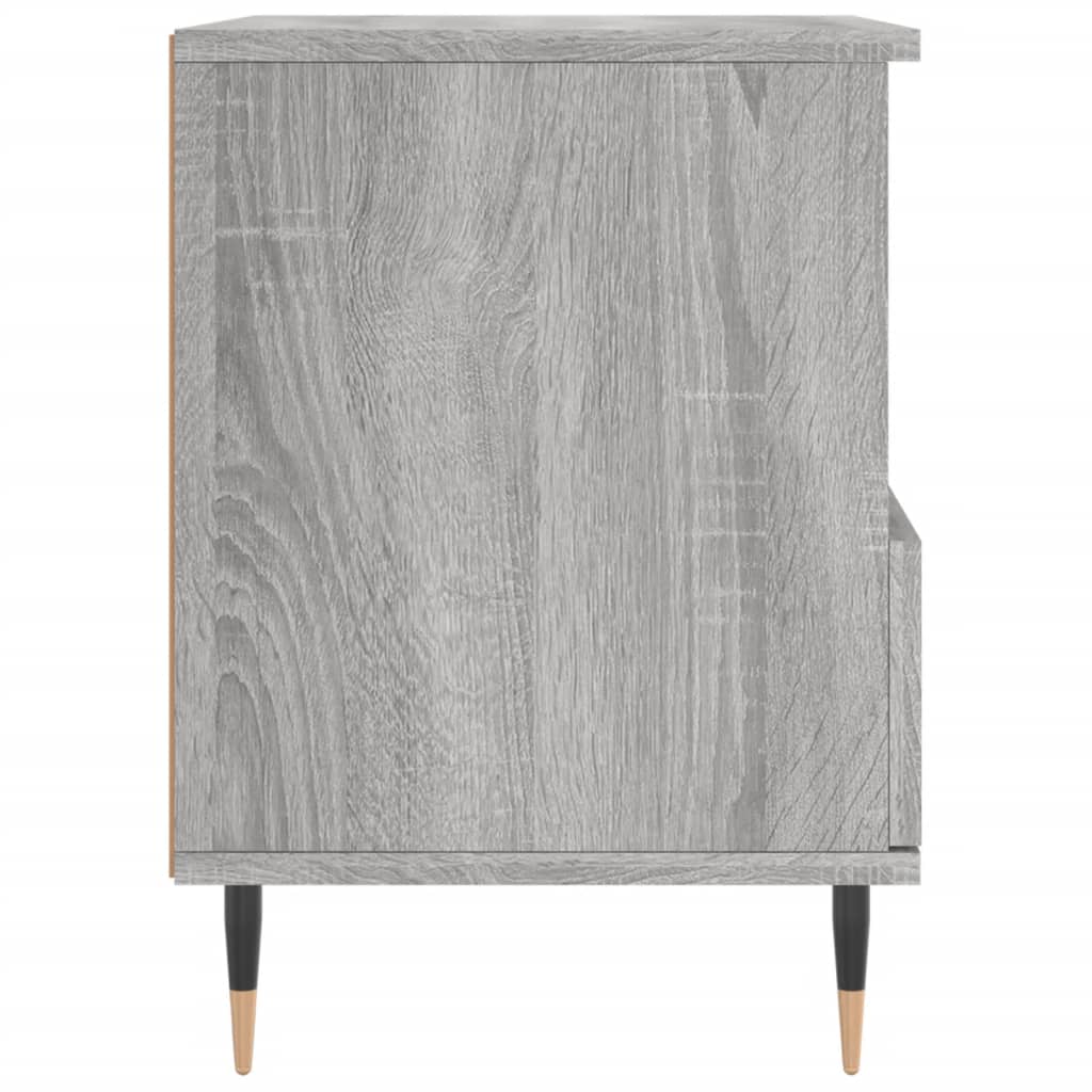 Nachtkastjes 2 st 40x35x50 cm bewerkt hout grijs sonoma eiken Nachtkastjes | Creëer jouw Trendy Thuis | Gratis bezorgd & Retour | Trendy.nl