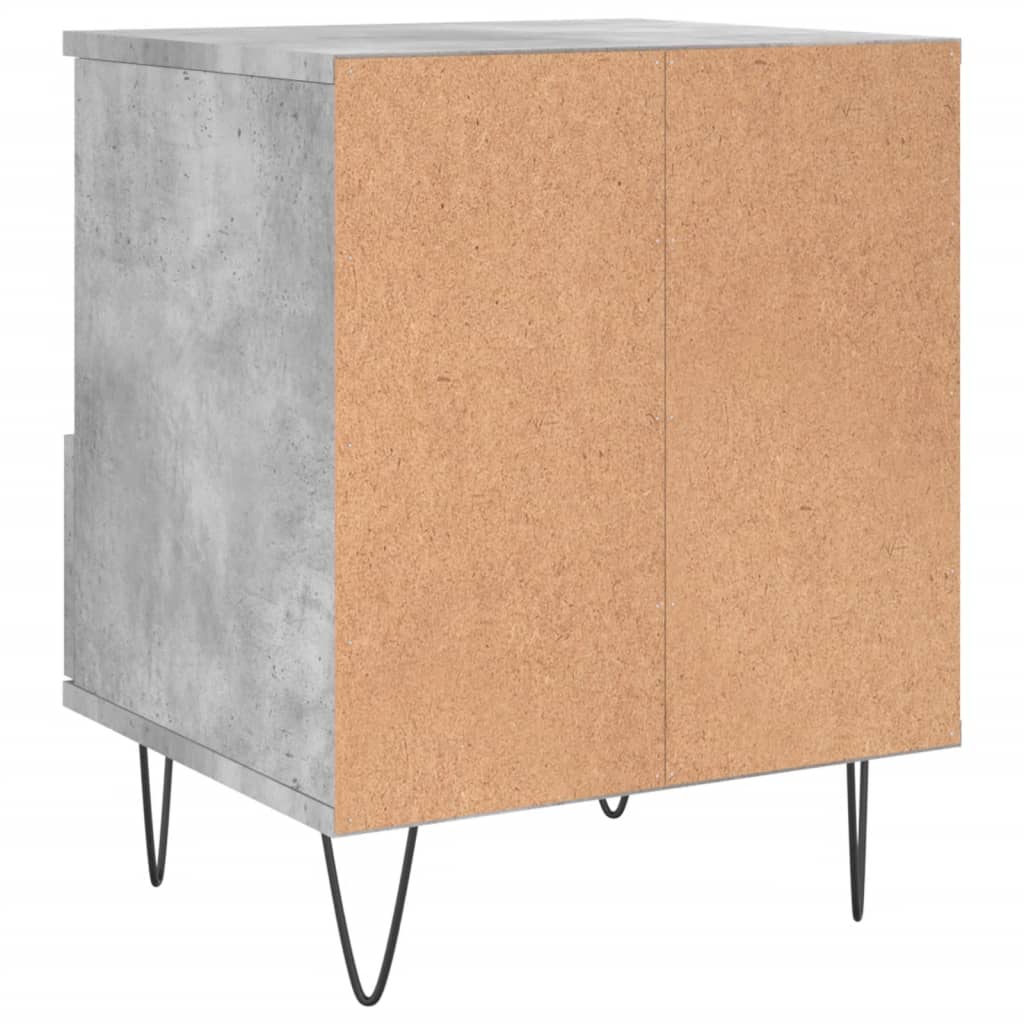 Nachtkastjes 2 st 40x35x50 cm bewerkt hout betongrijs Nachtkastjes | Creëer jouw Trendy Thuis | Gratis bezorgd & Retour | Trendy.nl