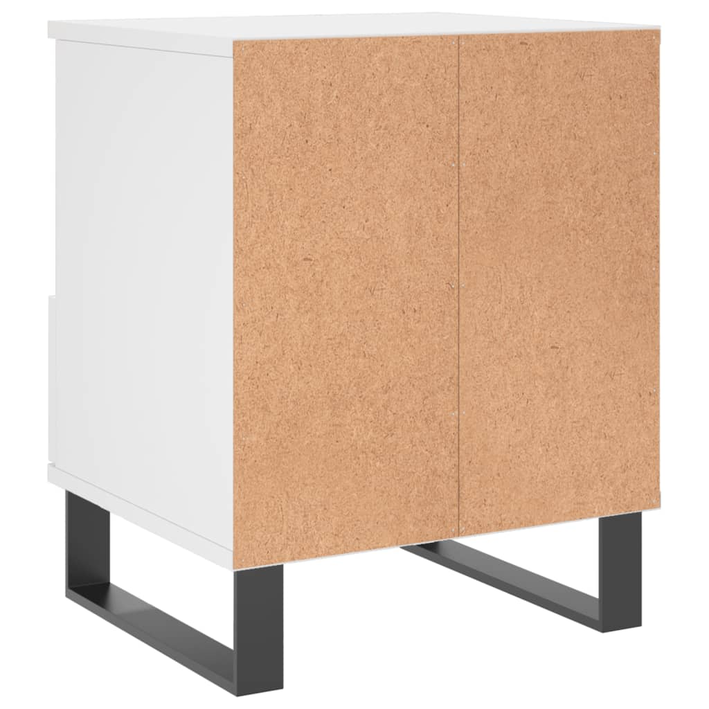 Nachtkastjes 2 st 40x35x50 cm bewerkt hout wit Nachtkastjes | Creëer jouw Trendy Thuis | Gratis bezorgd & Retour | Trendy.nl