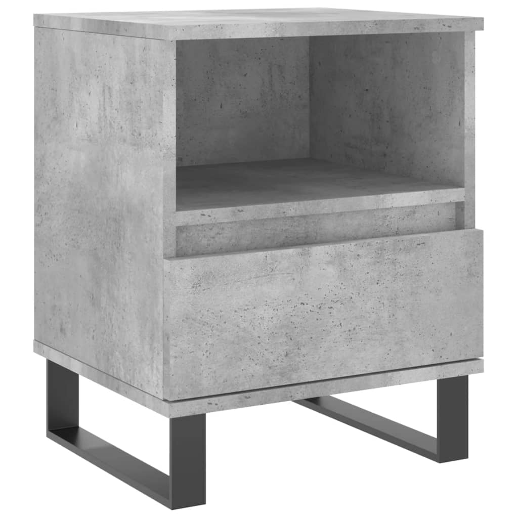Nachtkastjes 2 st 40x35x50 cm bewerkt hout betongrijs Nachtkastjes | Creëer jouw Trendy Thuis | Gratis bezorgd & Retour | Trendy.nl
