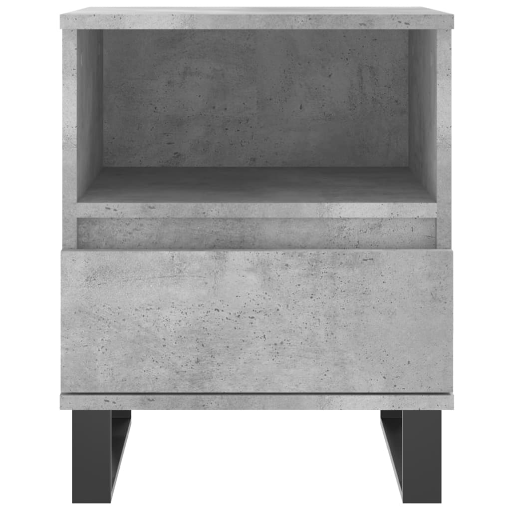 Nachtkastjes 2 st 40x35x50 cm bewerkt hout betongrijs Nachtkastjes | Creëer jouw Trendy Thuis | Gratis bezorgd & Retour | Trendy.nl