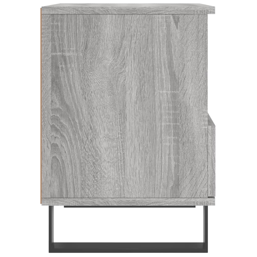 Nachtkastje 40x35x50 cm bewerkt hout grijs sonoma eikenkleurig Nachtkastjes | Creëer jouw Trendy Thuis | Gratis bezorgd & Retour | Trendy.nl