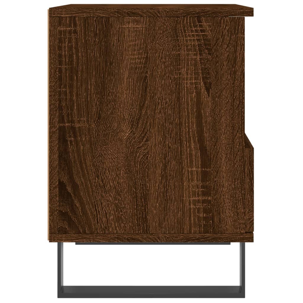 Nachtkastjes 2 st 40x35x50 cm bewerkt hout bruin eikenkleur Nachtkastjes | Creëer jouw Trendy Thuis | Gratis bezorgd & Retour | Trendy.nl