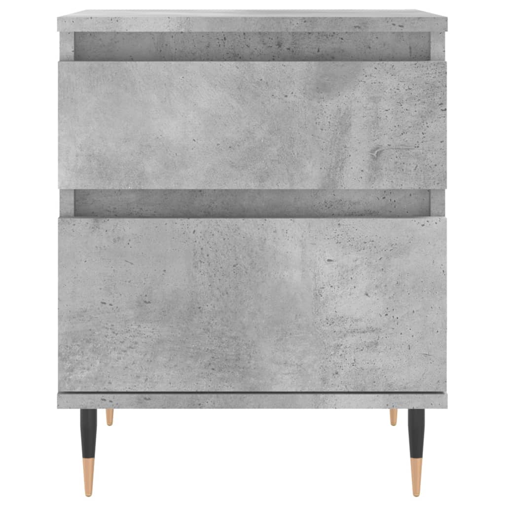 Nachtkastje 40x35x50 cm bewerkt hout betongrijs Nachtkastjes | Creëer jouw Trendy Thuis | Gratis bezorgd & Retour | Trendy.nl