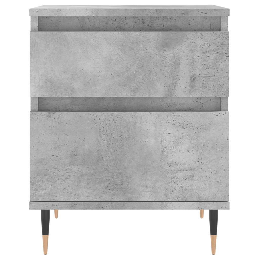 Nachtkastjes 2 st 40x35x50 cm bewerkt hout betongrijs Nachtkastjes | Creëer jouw Trendy Thuis | Gratis bezorgd & Retour | Trendy.nl