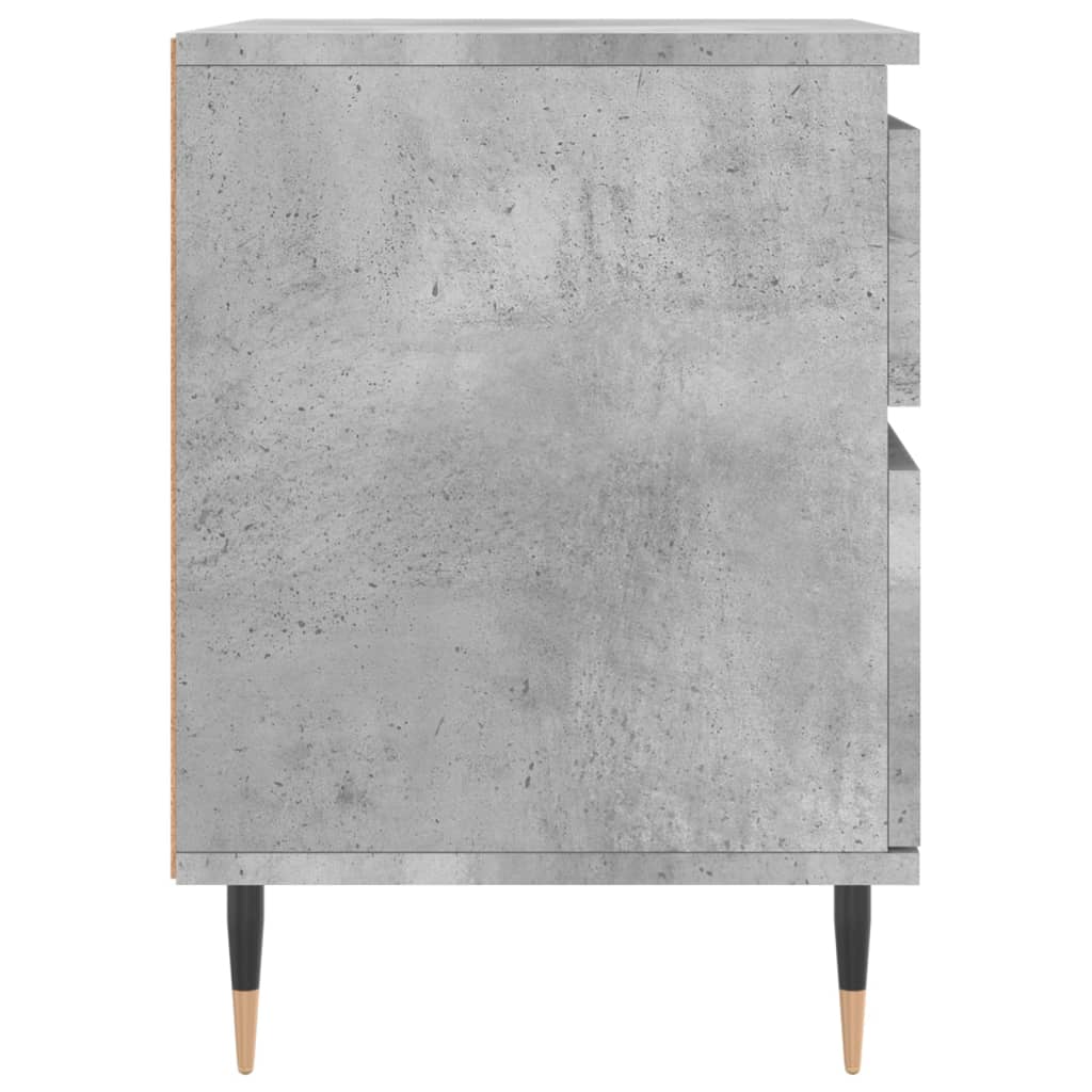 Nachtkastjes 2 st 40x35x50 cm bewerkt hout betongrijs Nachtkastjes | Creëer jouw Trendy Thuis | Gratis bezorgd & Retour | Trendy.nl