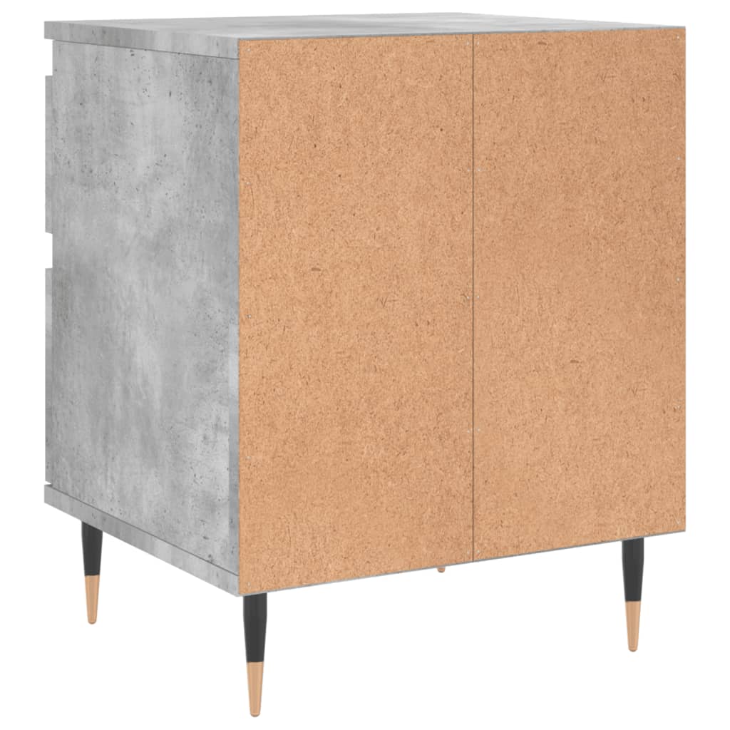 Nachtkastjes 2 st 40x35x50 cm bewerkt hout betongrijs Nachtkastjes | Creëer jouw Trendy Thuis | Gratis bezorgd & Retour | Trendy.nl