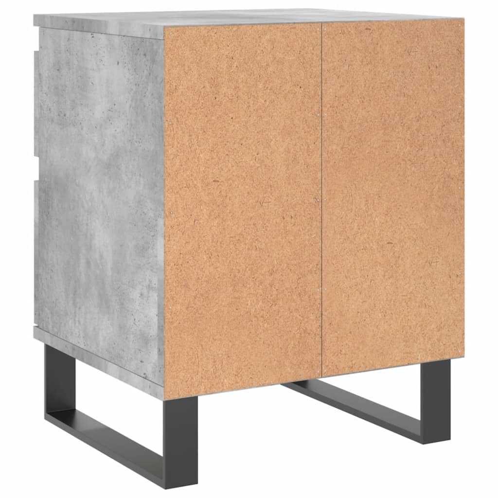 Nachtkastjes 2 st 40x35x50 cm bewerkt hout betongrijs Nachtkastjes | Creëer jouw Trendy Thuis | Gratis bezorgd & Retour | Trendy.nl