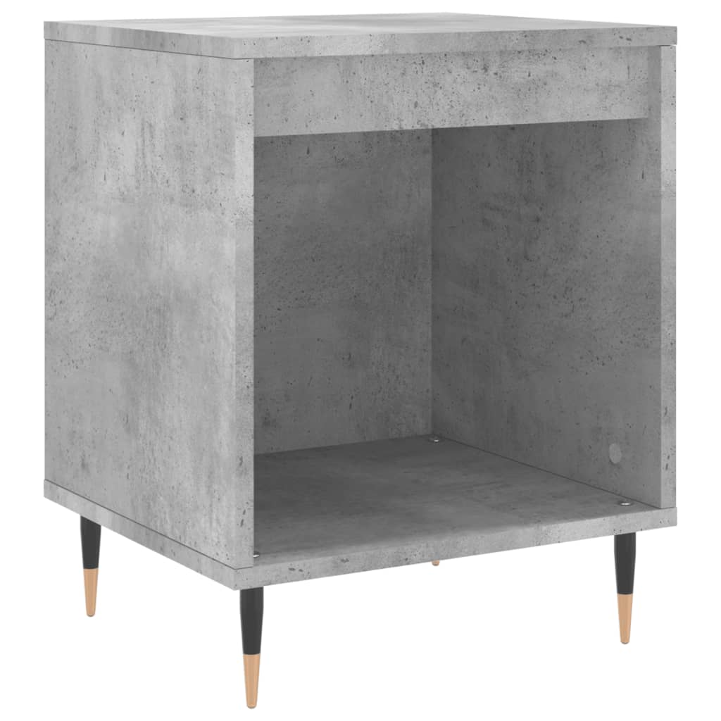 Nachtkastje 40x35x50 cm bewerkt hout betongrijs Nachtkastjes | Creëer jouw Trendy Thuis | Gratis bezorgd & Retour | Trendy.nl