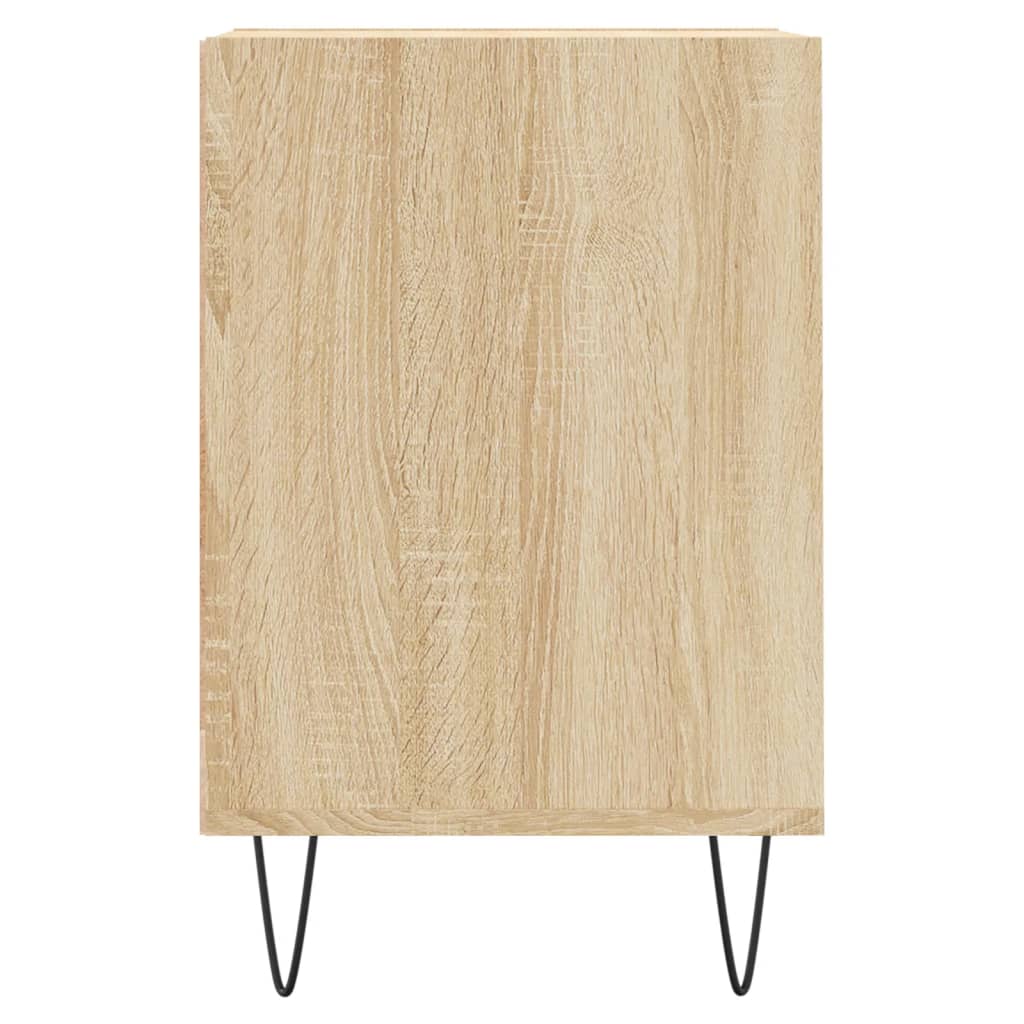 Stijlvol Tv-meubel van bewerkt hout in sonoma eikenkleur - 100x35x55 cm Tv-meubels | Creëer jouw Trendy Thuis | Gratis bezorgd & Retour | Trendy.nl
