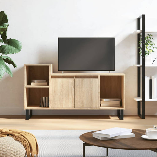 Stijlvol 100x35x55 cm Tv-Meubel van Bewerkt Hout in Sonoma Eikenkleur Tv-meubels | Creëer jouw Trendy Thuis | Gratis bezorgd & Retour | Trendy.nl