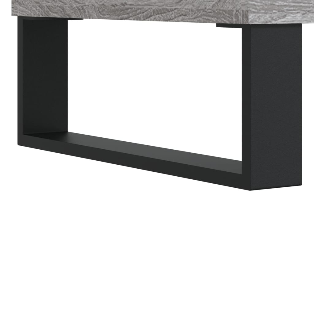 Stijlvol grijs sonoma eikenkleurig tv-meubel van bewerkt hout - 100x35x55 cm Tv-meubels | Creëer jouw Trendy Thuis | Gratis bezorgd & Retour | Trendy.nl